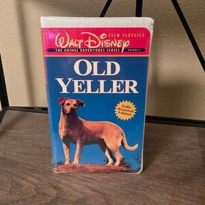 Walt Disney Old Yeller VHS Animal Adventures Series Vol 1 Fully Restored Sealed‎